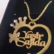Name Locket pendant necklace naam wala , free delivery free Box