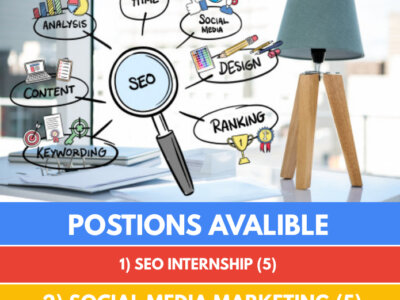 We are Hiring SEO & Digital Marketing Internees for online work