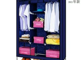 Portable fabric 3 door wardrobe, A Classic that loved by all.