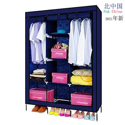 Portable fabric 3 door wardrobe, A Classic that loved by all.