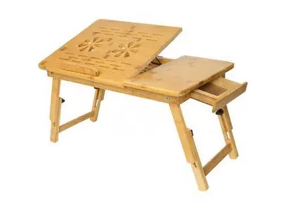 Foldable Wooden Laptop Table Cum Study Table