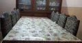 SOLID SHISHAM CHINIOT 8 FEET TABLE WITH 10 CHAIRS