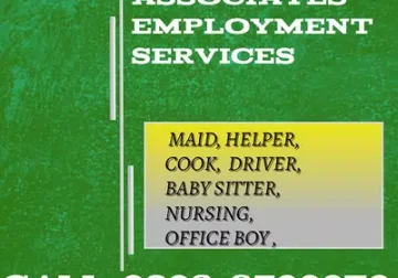 helper office boy maid agency cook babysitter nurse