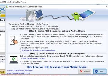 Android Phones Bulk SMS Software