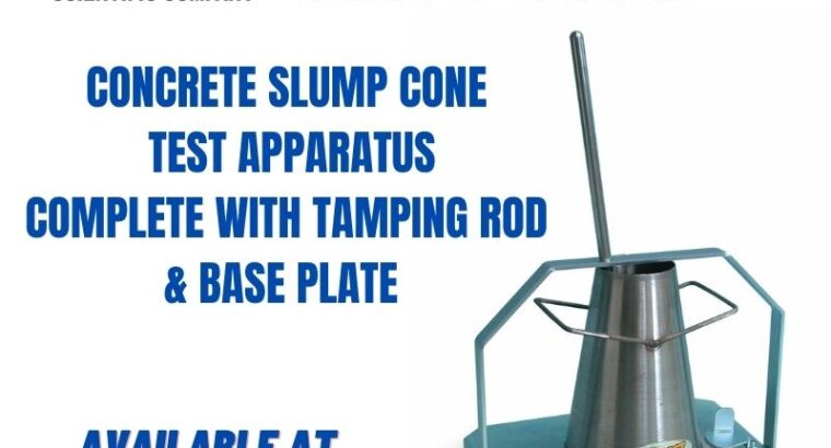 Concrete Slump Cone Test Apparatus