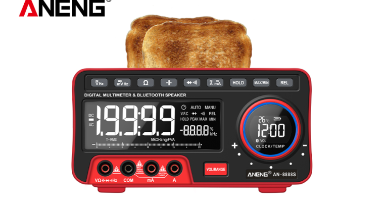 Profesional Digital Bench Multimeter 19999 Counts Transistor Tester Auto Range Voltmeter Multifunction Calibrator