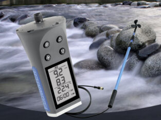 JDC (Switzerland) Portable Flowatch Flowmeter Current Meter Water and Air Speed Measurement Meter