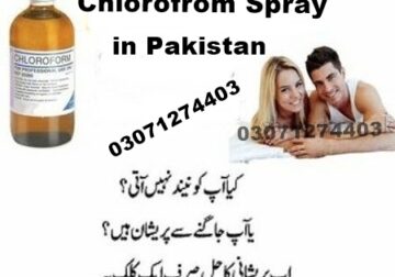 Chloroform Spray in Karachi @03071274403