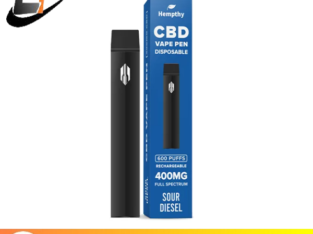 NEW Hempthy 400mg CBD Disposable Vape Price In Lahore – 03001597100 – ETSYPAKISTAN.COM