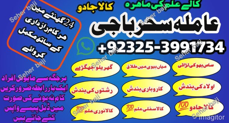 World Wide Hit Top 10 Pakistani AmilBaba /BlackMagic Expert Amila Baji Karachi Famousr Astrologer BABA G ,UK+923253991734