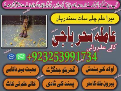 World Wide Hit Top 10 Pakistani AmilBaba /BlackMagic Expert Amila Baji Karachi Famousr Astrologer BABA G ,UK+923253991734